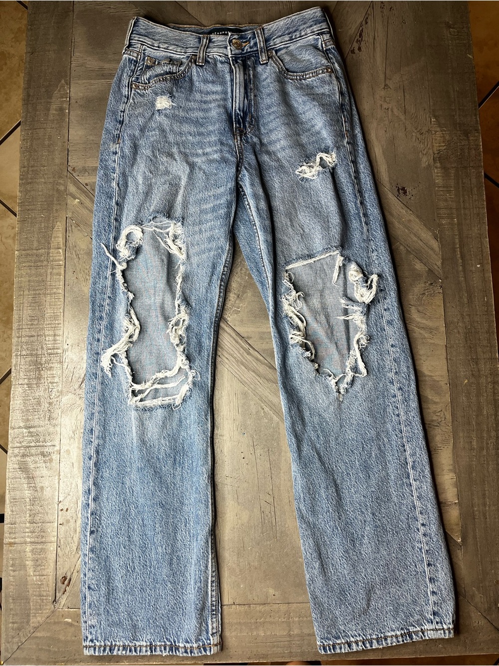 High Rise Baggy Aeropostale Jeans